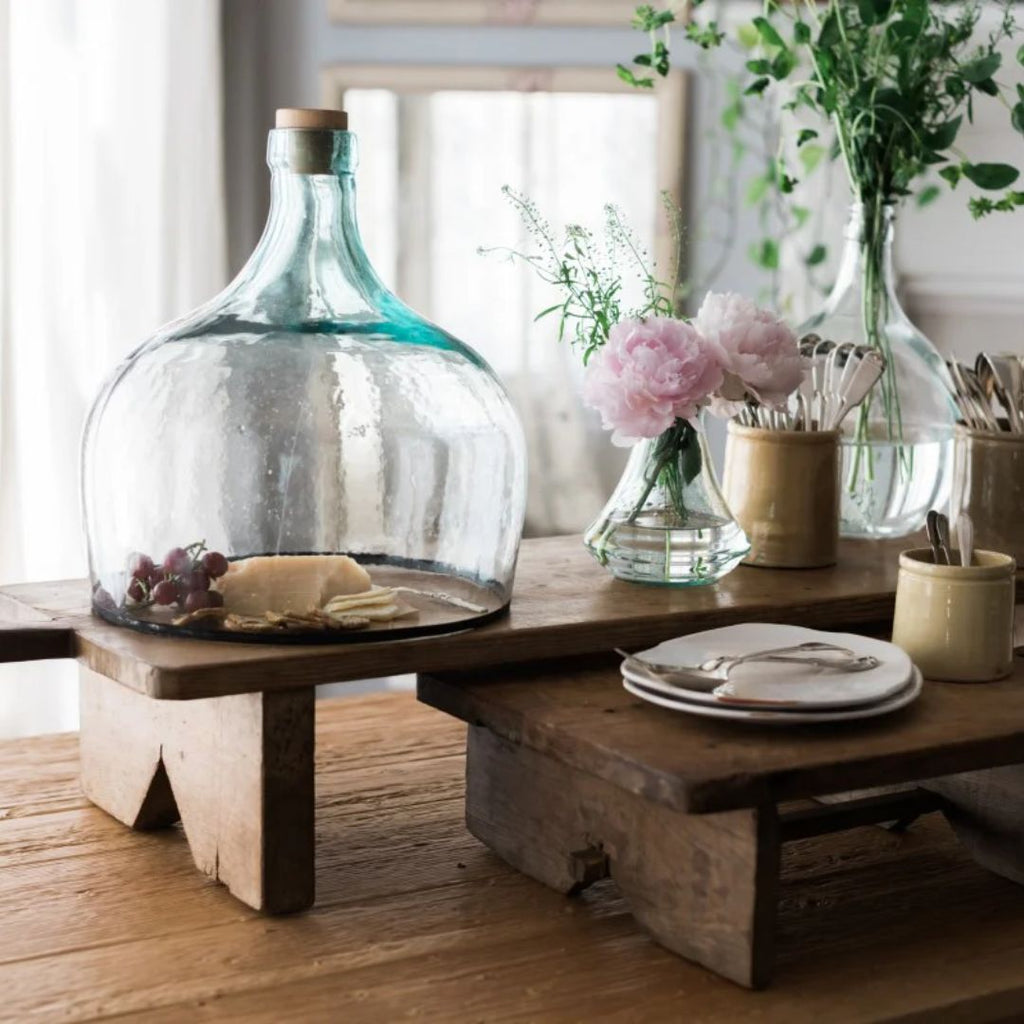 Demijohn Recycled Glass Cloche – Large