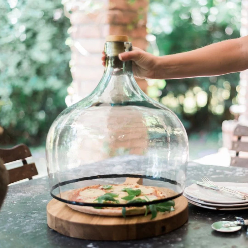 Demijohn Recycled Glass Cloche – Large