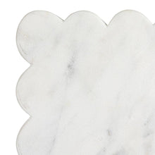 Marble Cheese Board with Scalloped Edge