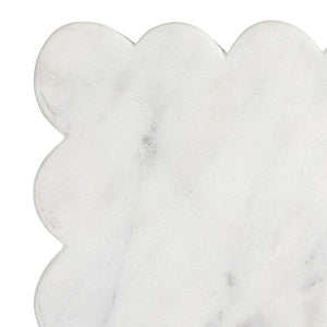 Marble Cheese Board with Scalloped Edge