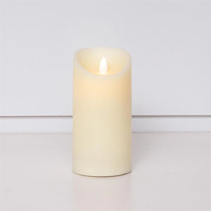 Flameless Realistic LED Candle with Flickering Pillar – Medium