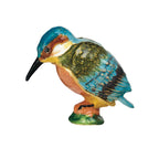 Metal Kingfisher Shaped Trinket Box