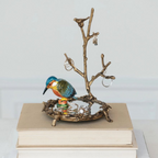 metal-kingfisher-shaped-trinket-box