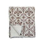 Millet Botanical Cotton Print Throw Blanket