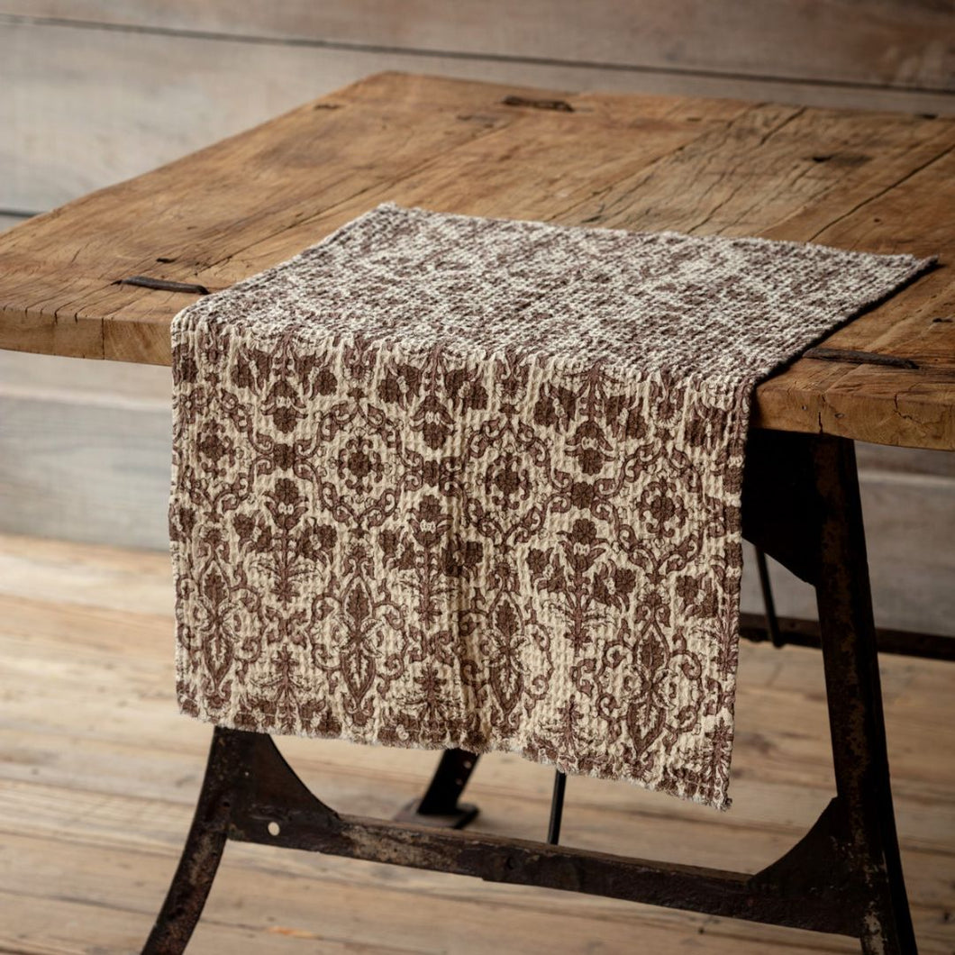 Millet Botanical Print Cotton Dish Towel