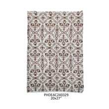 Millet Botanical Print Cotton Dish Towel