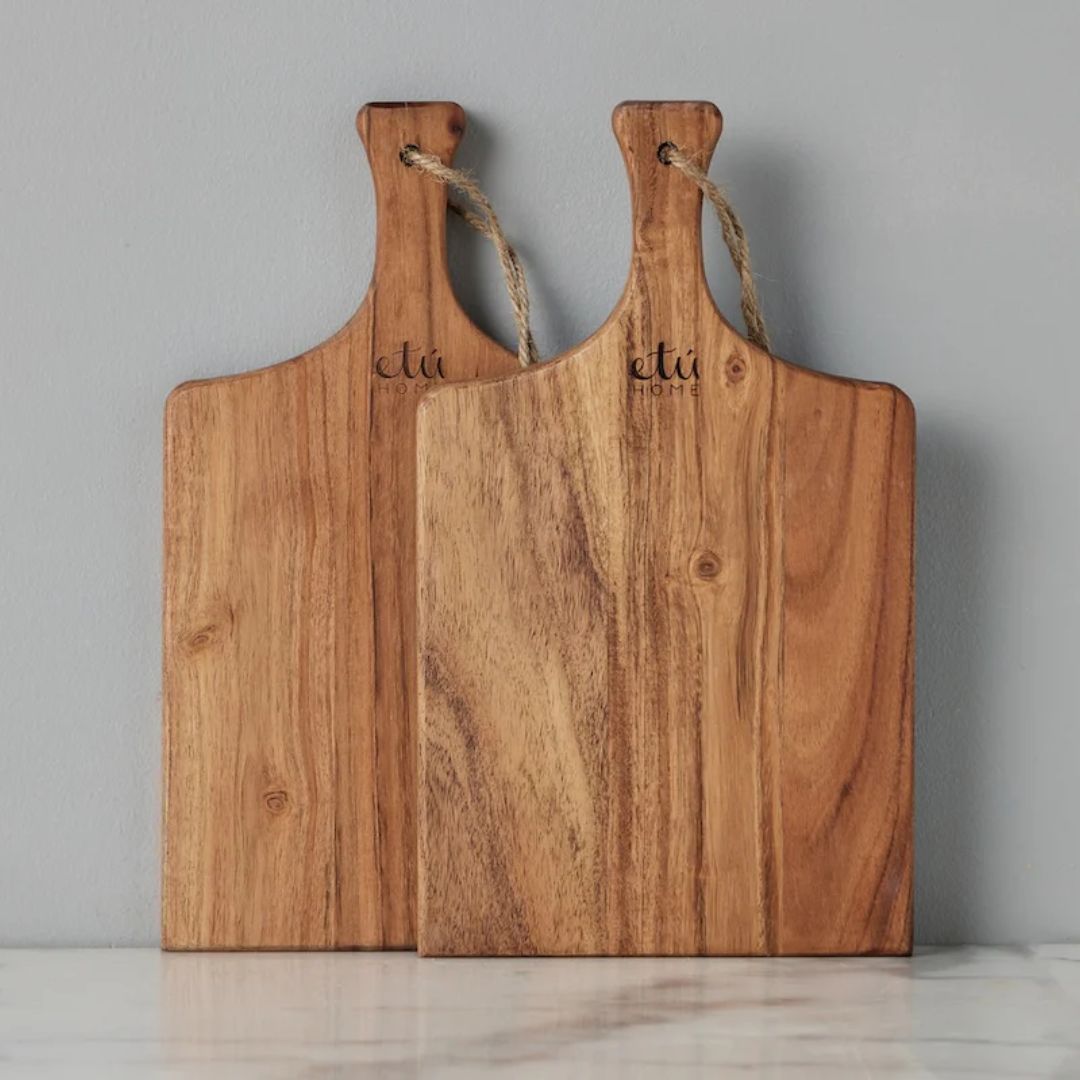 Mini Natural Charcuterie Wooden Cutting Board