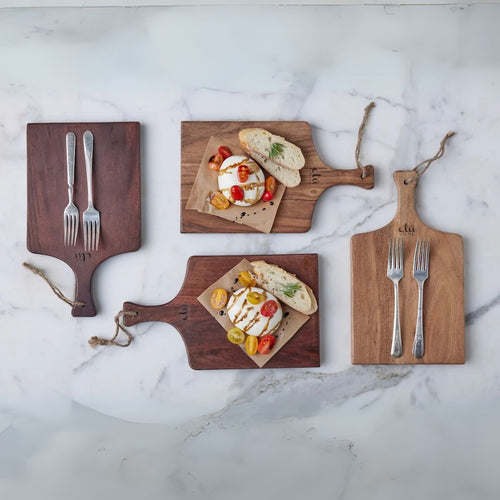 Mini Natural Charcuterie Wooden Cutting Board
