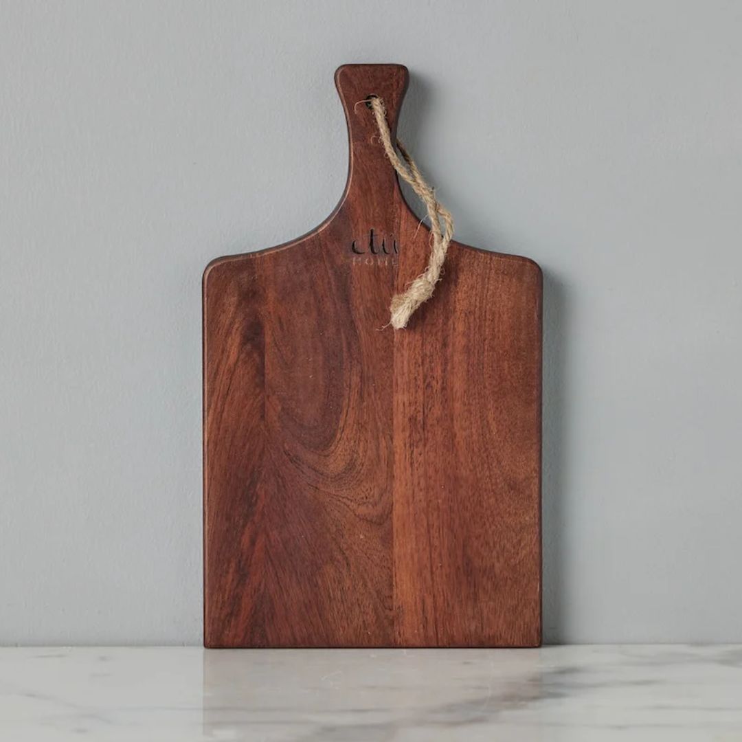 Mini Saddle Charcuterie Wooden Cutting Board