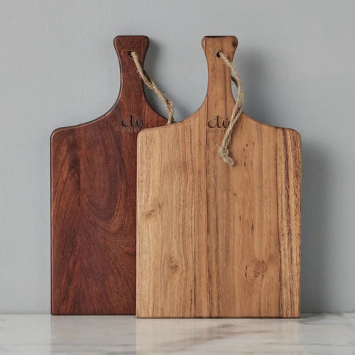 Mini Saddle Charcuterie Wooden Cutting Board