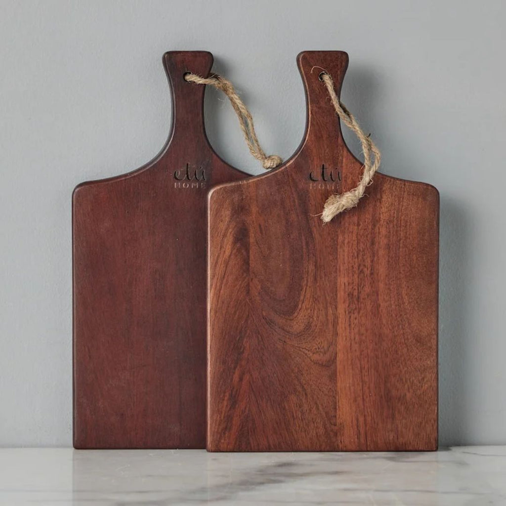 Mini Saddle Charcuterie Wooden Cutting Board