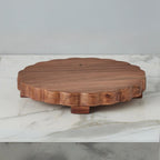 Natural Scalloped Trivet - Large