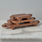 Normandy Footed Cheese Board - Medium