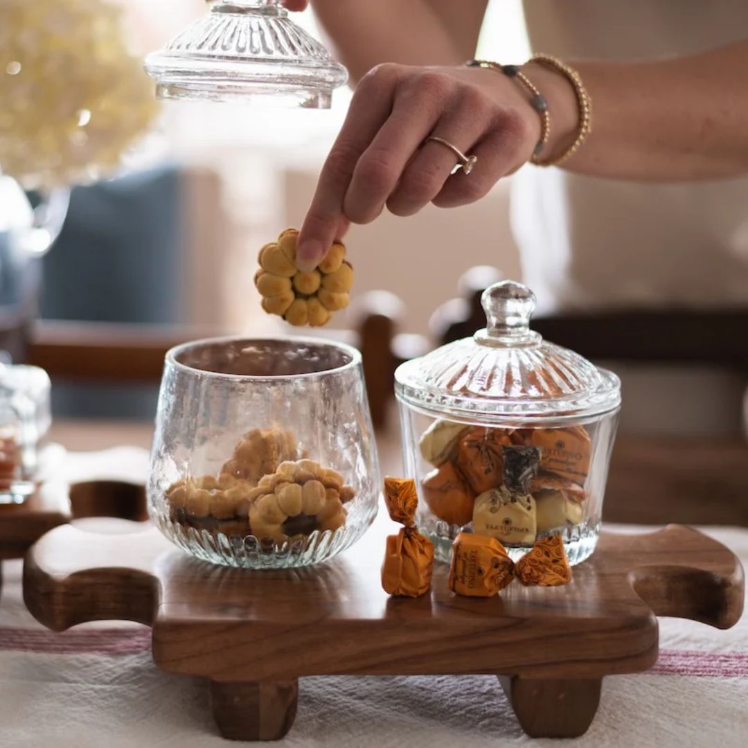 Normandy Footed Cheese Board - Small