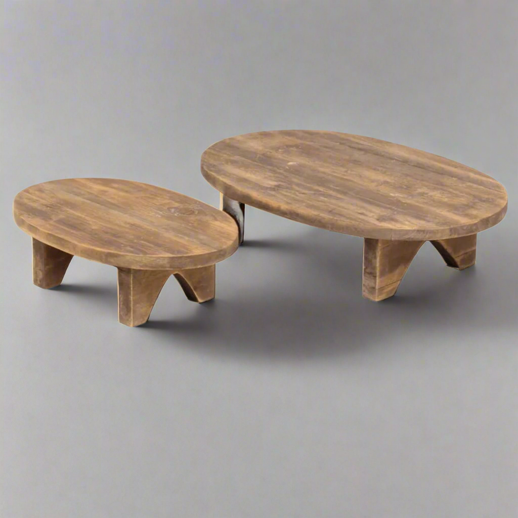 Oblong Wooden Display Riser - Large