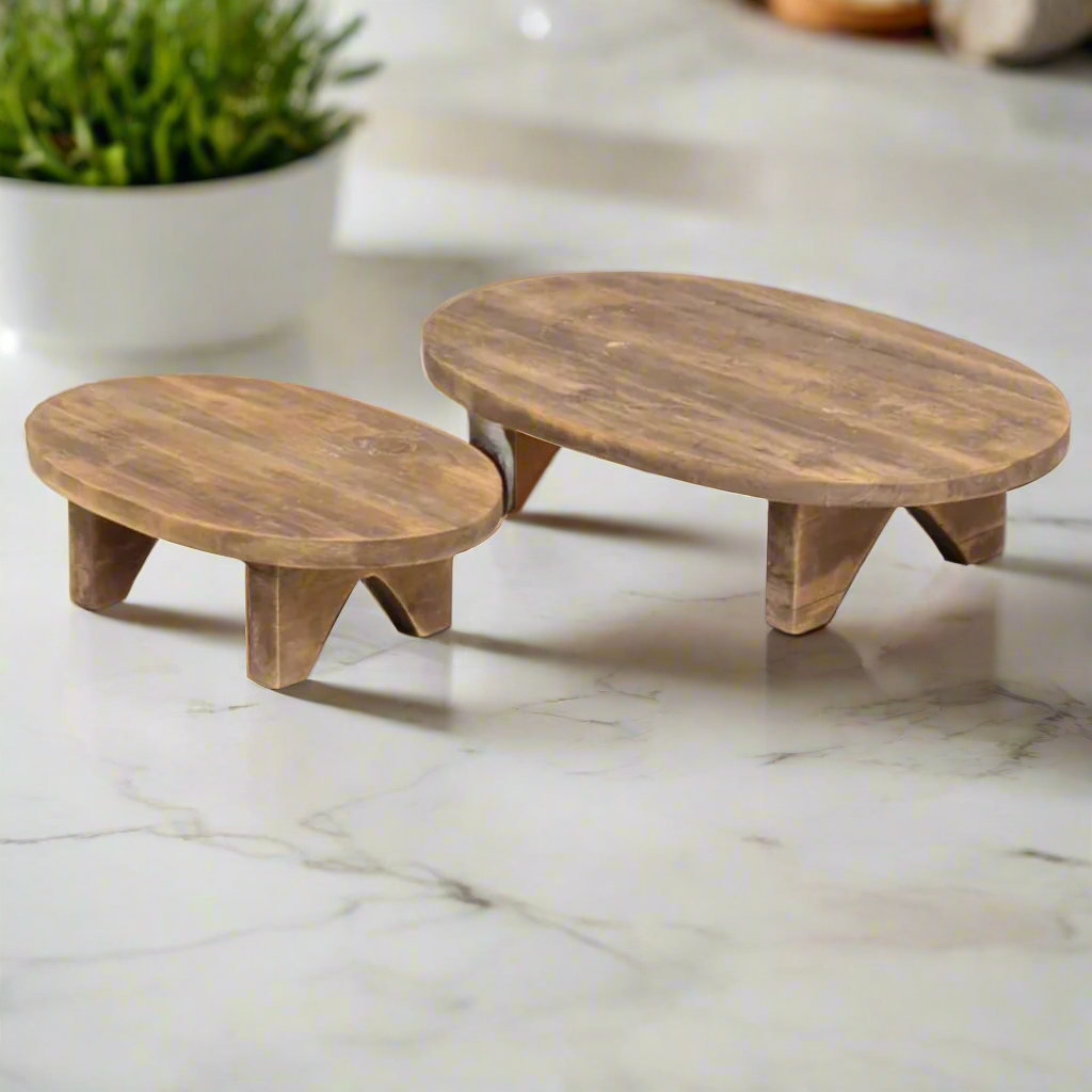 Oblong Wooden Display Riser - Large