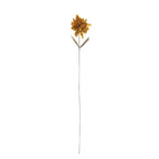 Paper Flower Pick – 36.25"H, Mustard Color, Boho Floral Accent