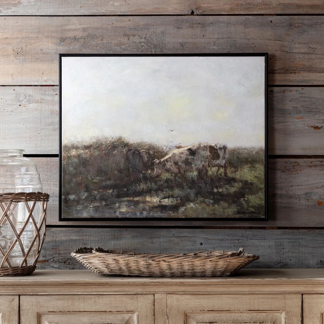 Pastoral Cows Remarque Wall Decor