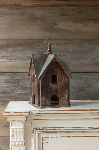 Rustic Gabled Birdhouse