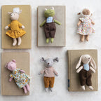 6.5" Plush Animal Stuffed Toys in Clothes - Assorted Styles