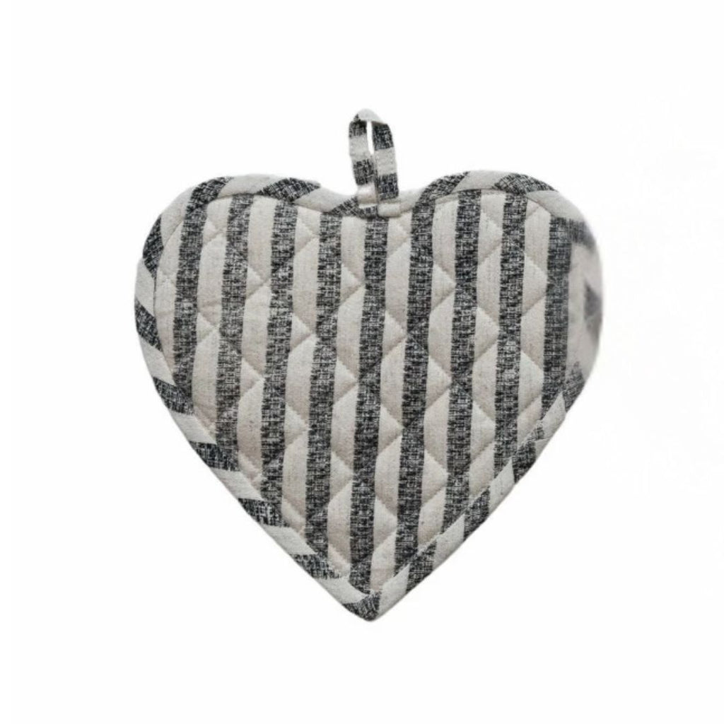 Quilted Heart Shaped Pot Holder - Assorted