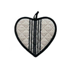 Quilted Heart Shaped Pot Holder - Assorted