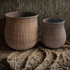 Rattan Urn Basket - Large