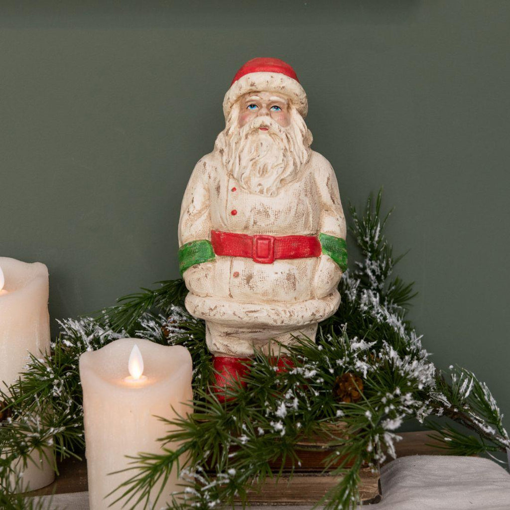 Red, Green & White Vintage Santa