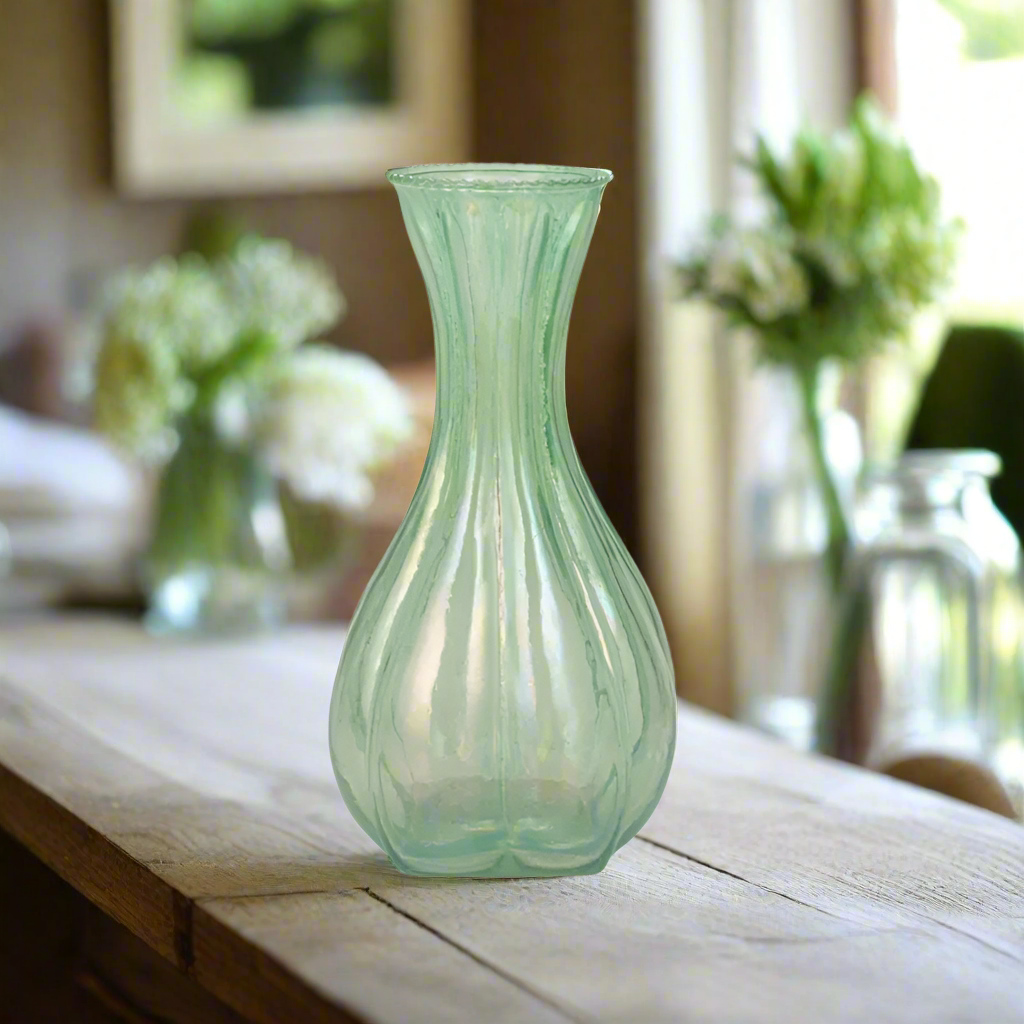 Round Pressed Glass Vases - Extra Large