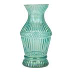 Large Round Pressed Glass Vase