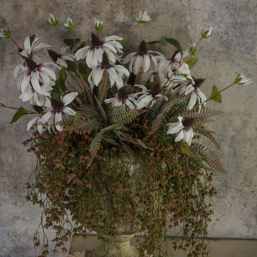 Rust & Green Helleborus Hanging Spray Decor