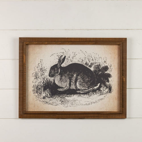Rustic Bunny Print