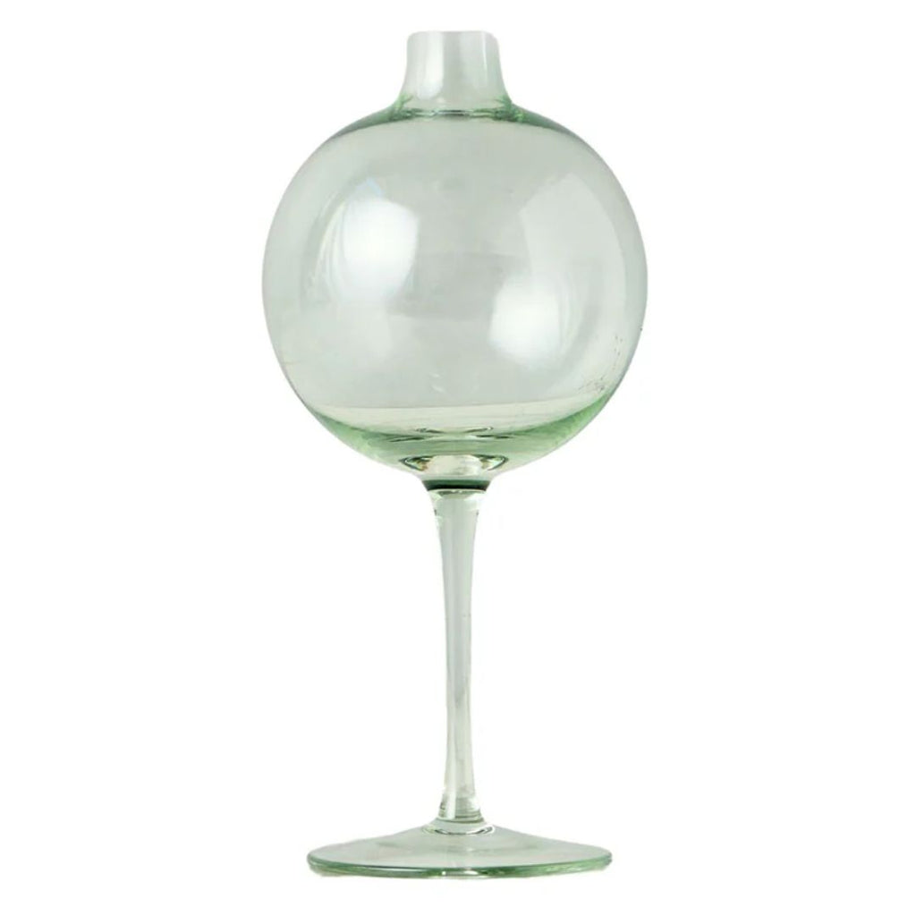 Sage Wine Glass Vase - Medium