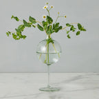 Sage Wine Glass Vase - Medium