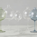 Sage Wine Glass Vase - Medium