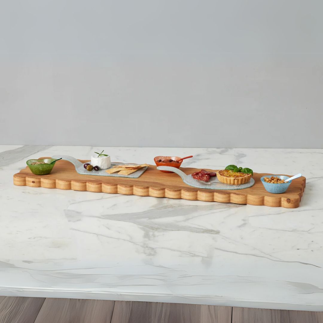 Scalloped Cutting Plank - For store pick up