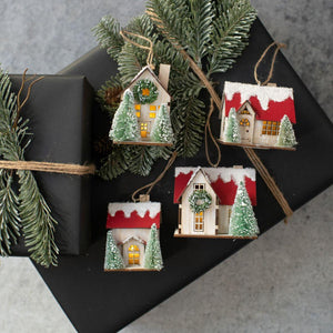 LED Lighted House Ornaments