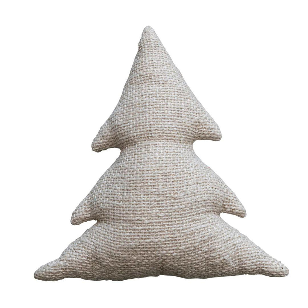 18" Slub Shaped Tree Pillow
