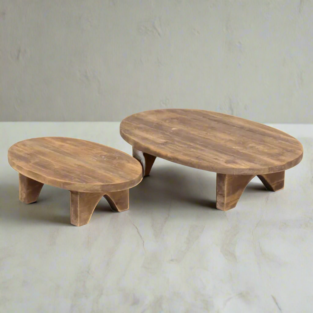 Oblong Wooden Display Riser - Small