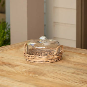 Small Cloche Covered Basket