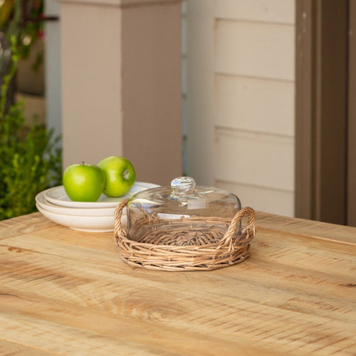 Small Cloche Covered Basket