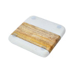 Square Marble & Mango Wood Coasters