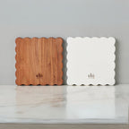 Square Scalloped Board Duo