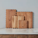 Square Scalloped Board Duo