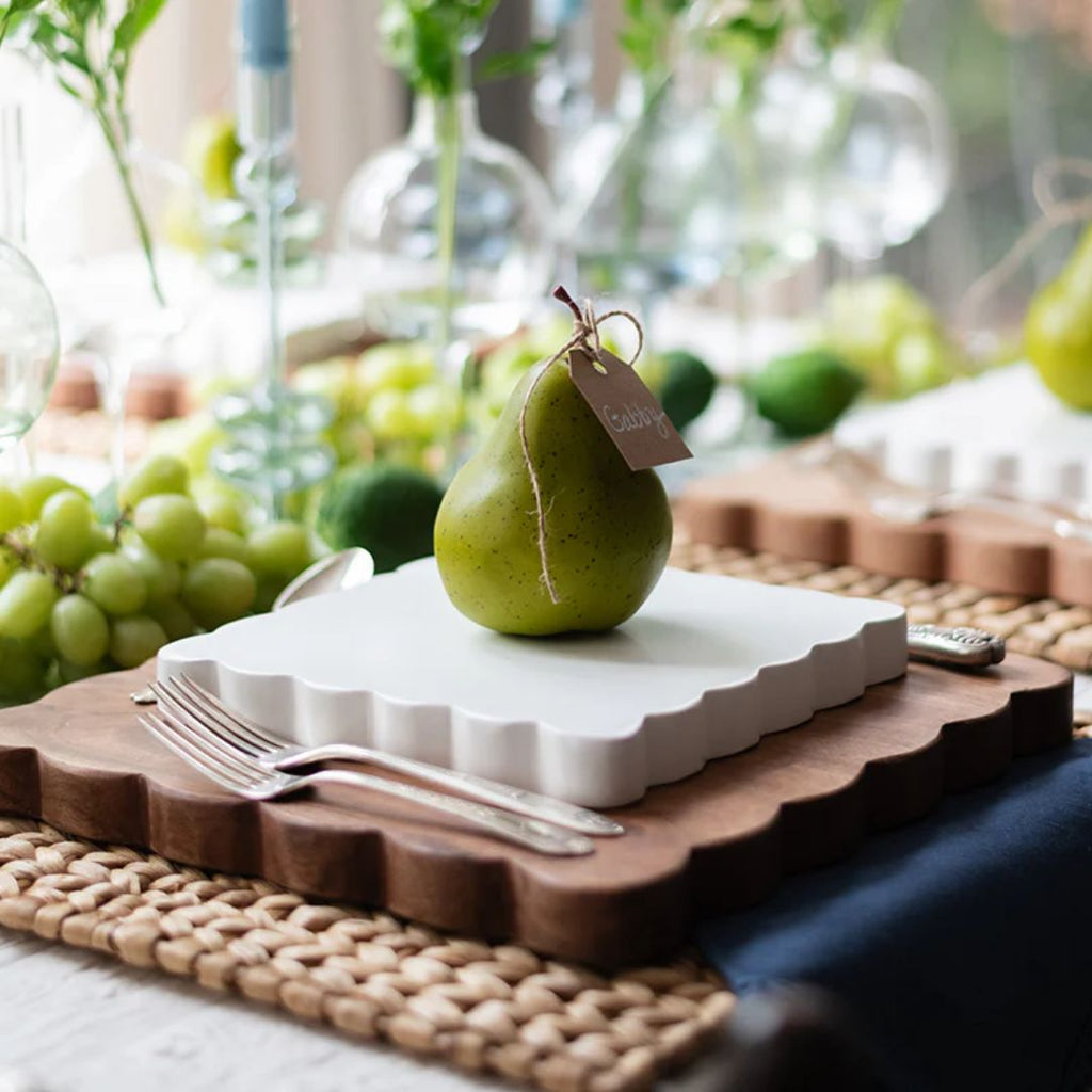 Square Scalloped Board Duo