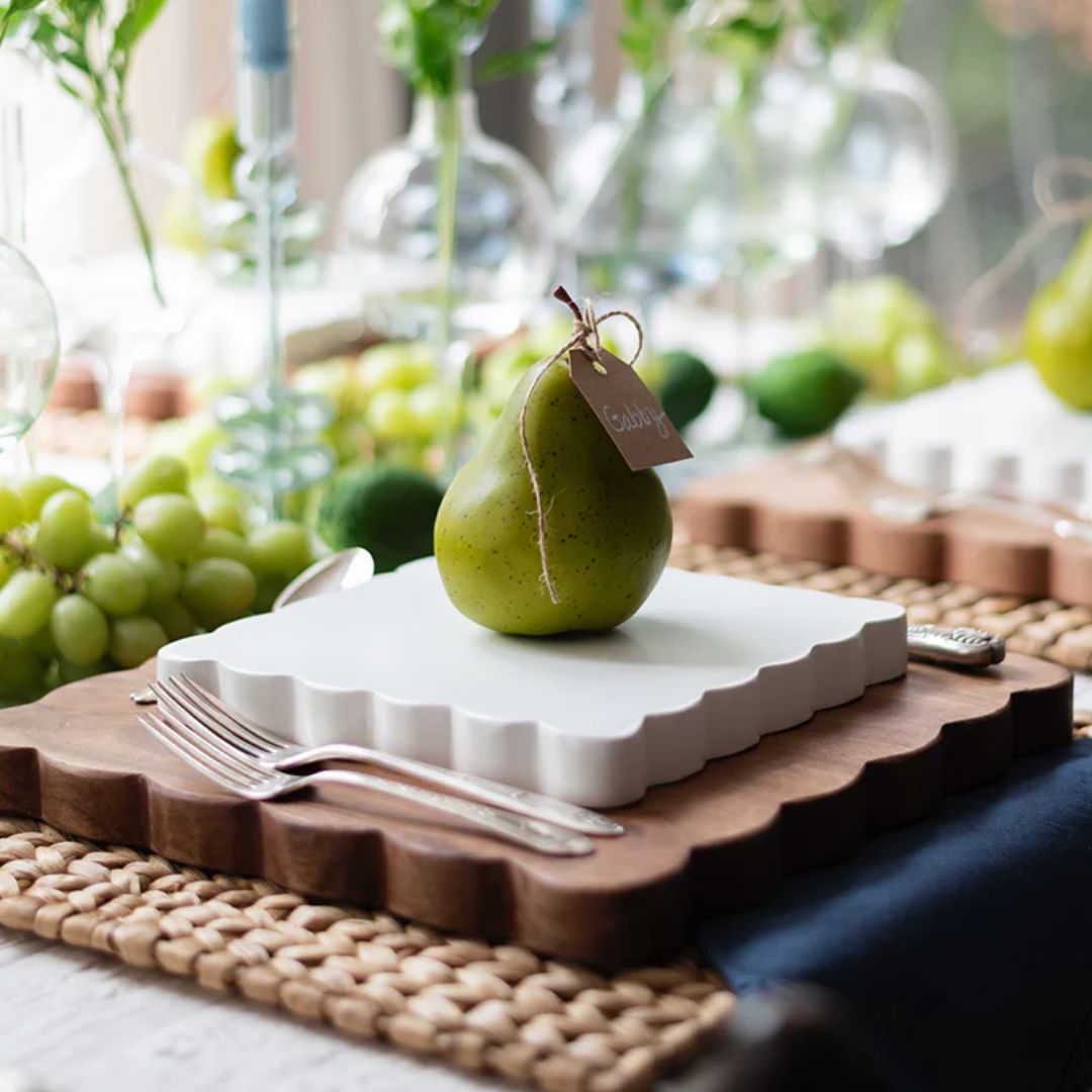 Square Scalloped Board Duo