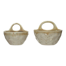 Stoneware Colander With Handles – Beige