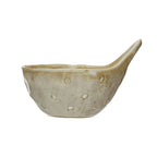 Stoneware Colander With Handles – Beige