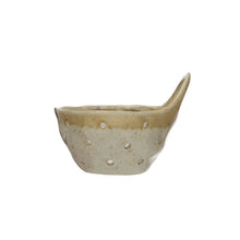 Stoneware Colander With Handles – Beige