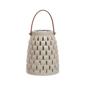 Stoneware LED Powered Lantern
